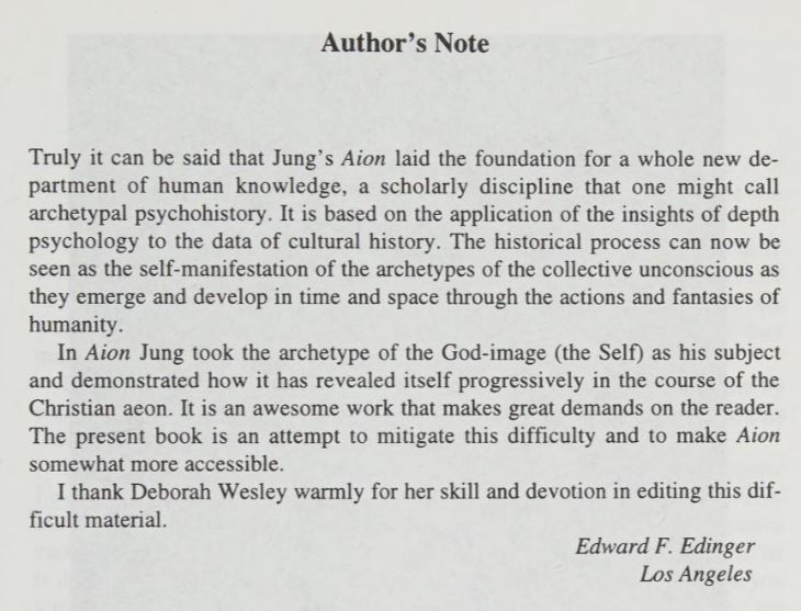 The Ego – From Carl Jung’s ‘aion’ - Beezone Library