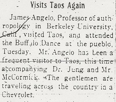 James (Jaime) Angelo - Taos Valley News